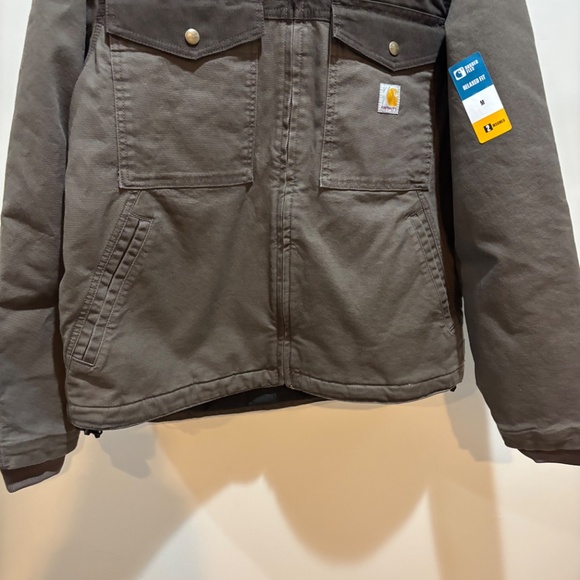 Carhartt Montana RUGGED FLEX® RELAXED FIT DUCK INSULATED JACKET 2 WARMER RATING - Picture 7 of 11